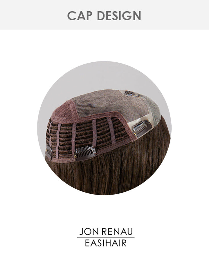Top Smart 18 inch (Exclusive) | Lace Front & Monofilament Synthetic Hair Topper by Jon Renau