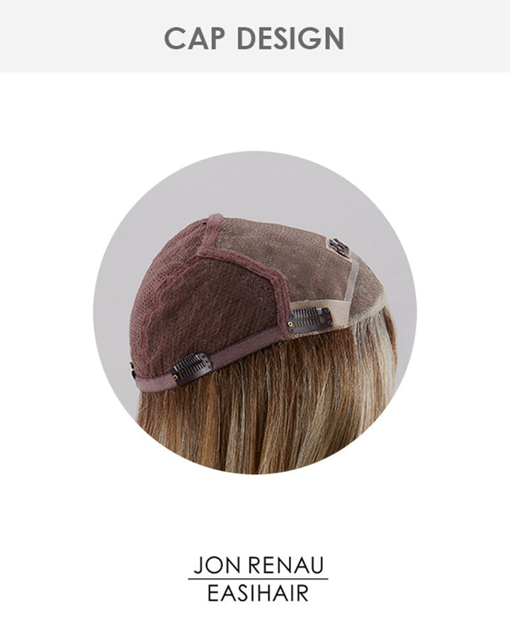Top Coverage 18 inch | Lace Front & Monofilament Synthetic Hair Topper by Jon Renau