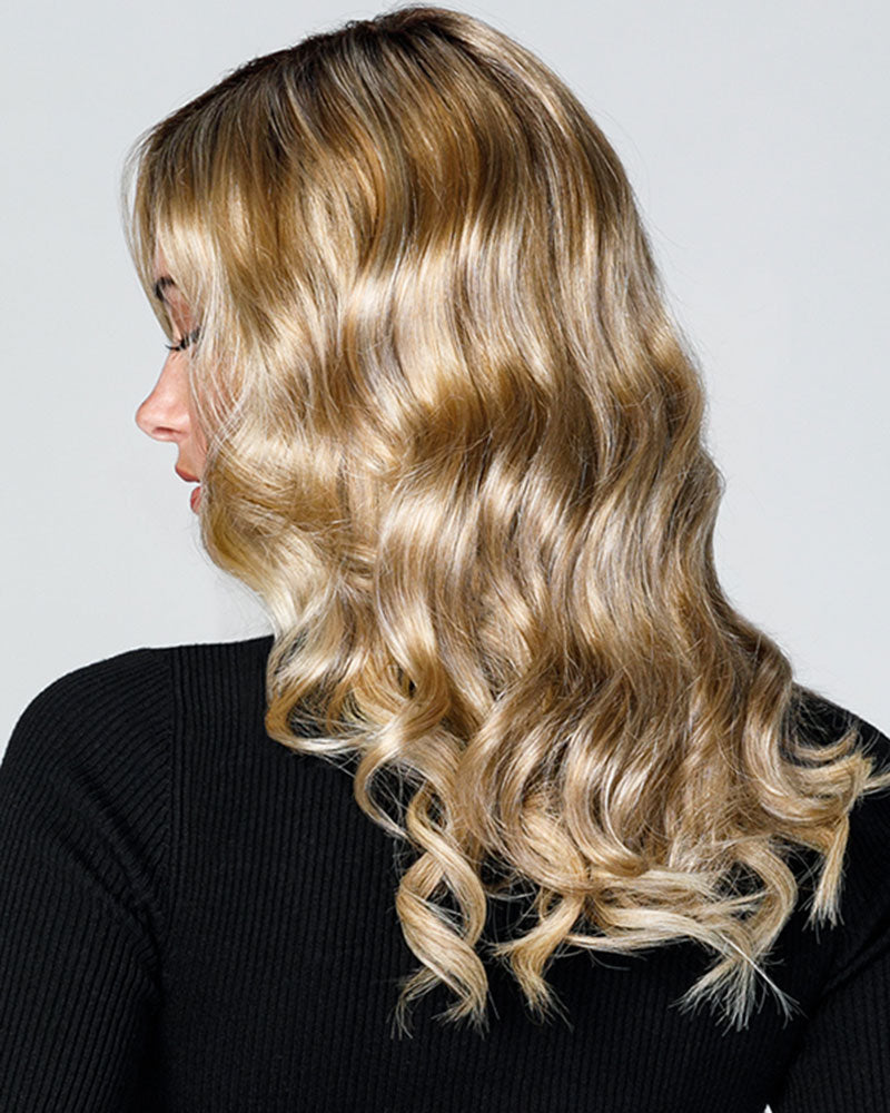 Top Coverage Wavy 18 inch | Lace Front & Monofilament Synthetic Hair Topper by Jon Renau