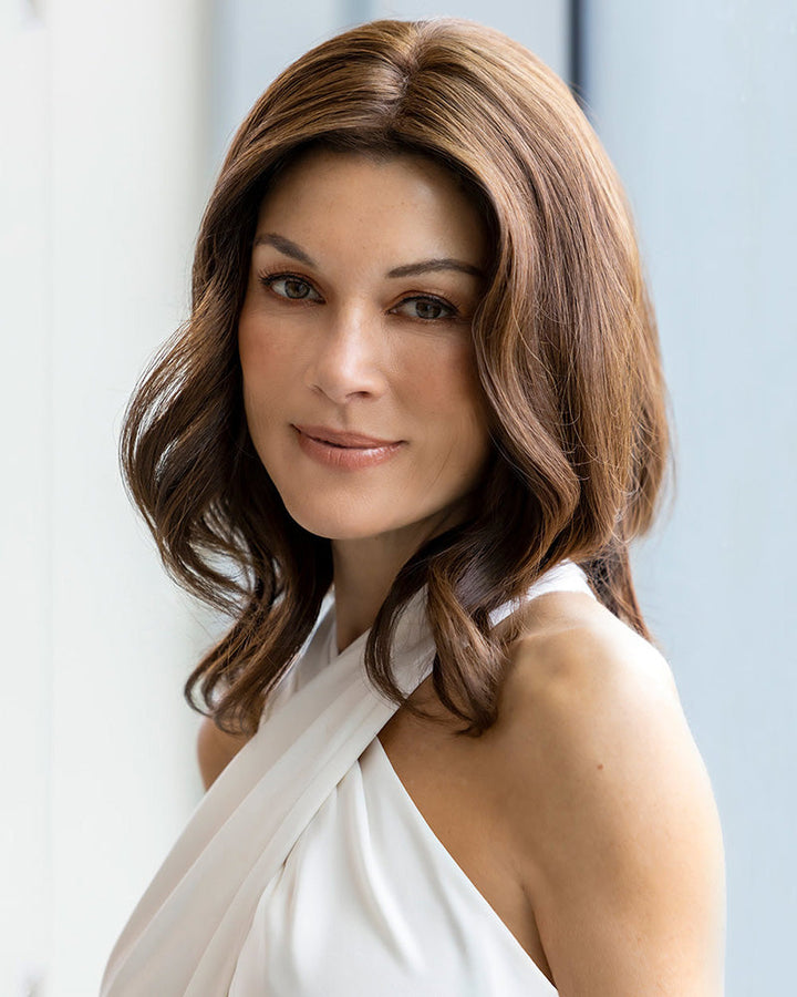 Top Blend 12 inch | Monofilament Remy Human Hair Topper by Jon Renau