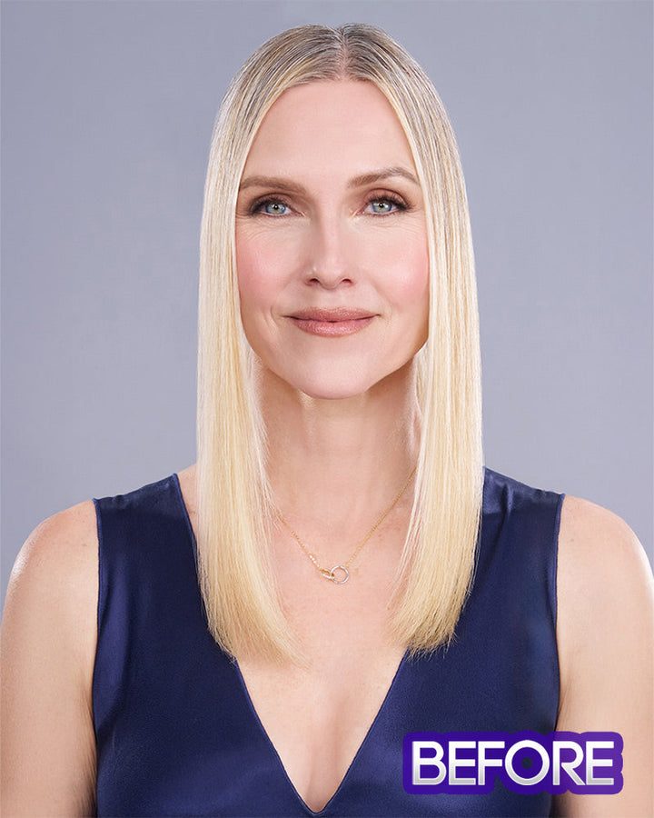 Top Trend Lace HD Wavy 18 inch | Lace Front & Monofilament Synthetic Hair Topper by Jon Renau