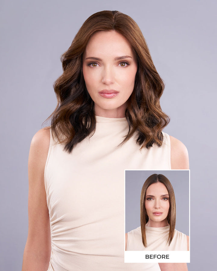 Top Form Lace HH 14 inch (Exclusive) | Lace Front & Monofilament Remy Human Hair Topper by Jon Renau