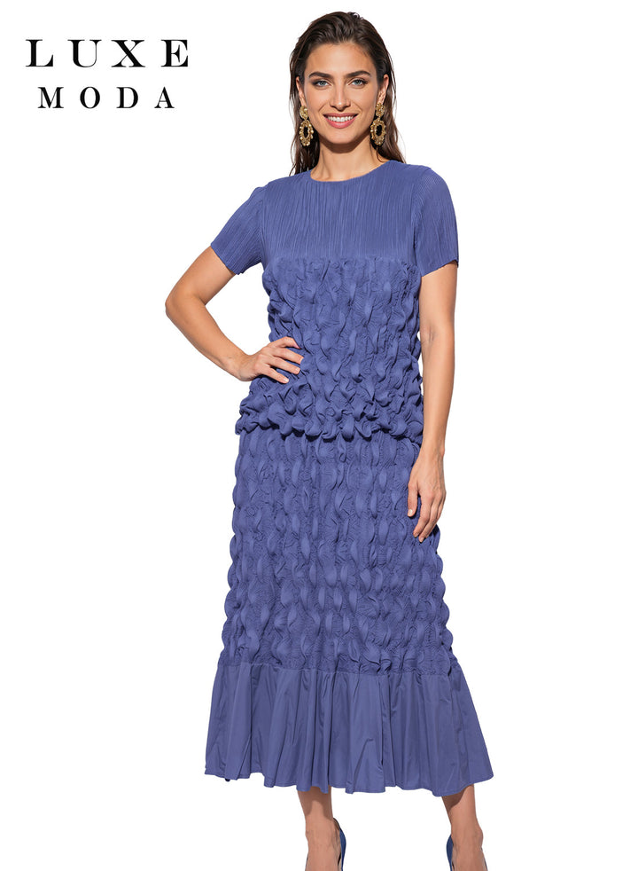 Luxe Moda.  Style LM-526 - 2pc. Top & Skirt Set