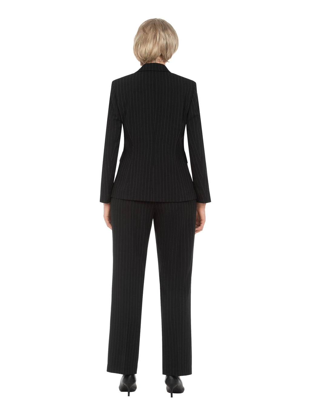 Classic Tailored 2Pc Pant Suit with Notch Collar