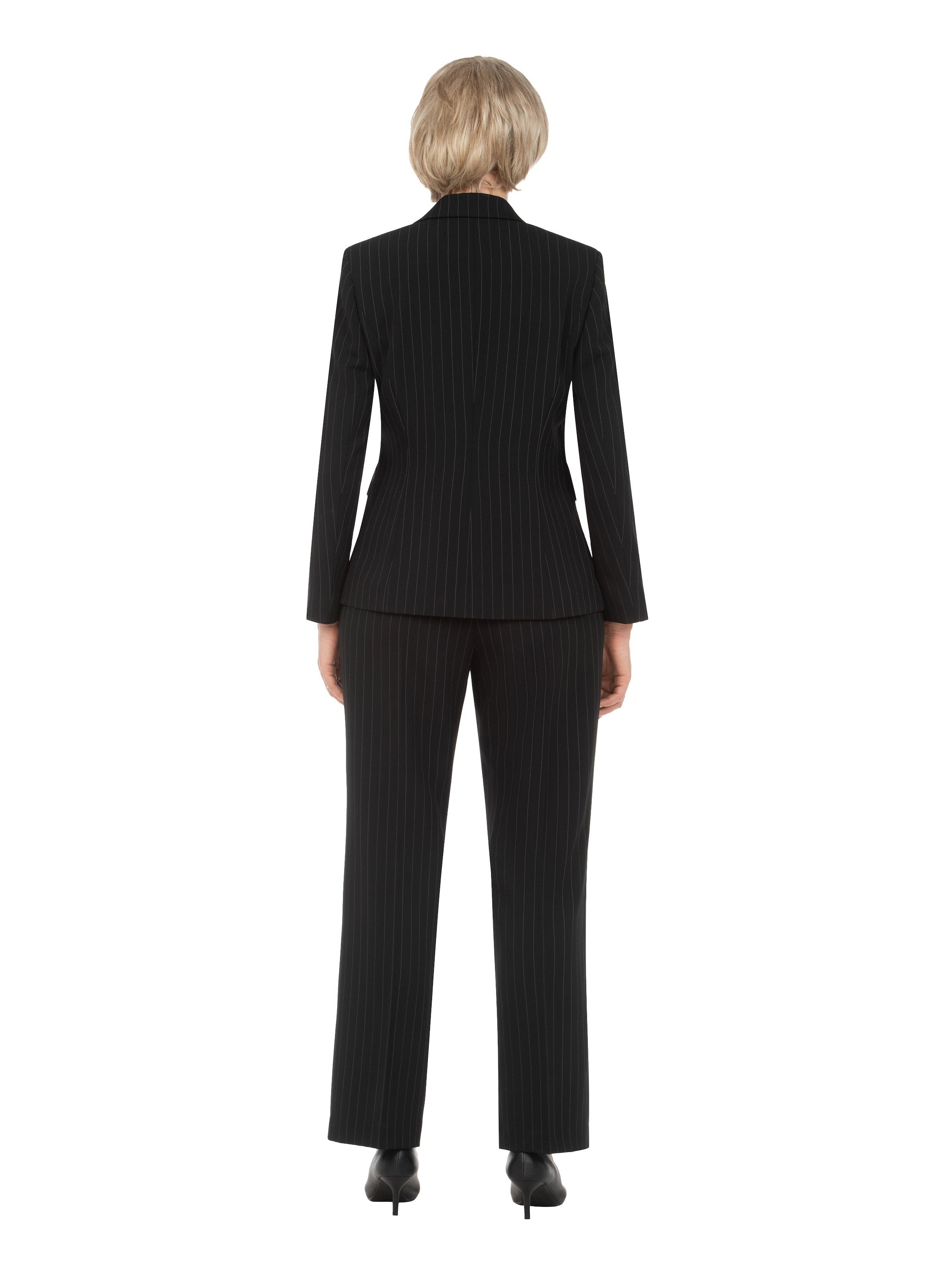 Classic Tailored 2Pc Pant Suit with Notch Collar