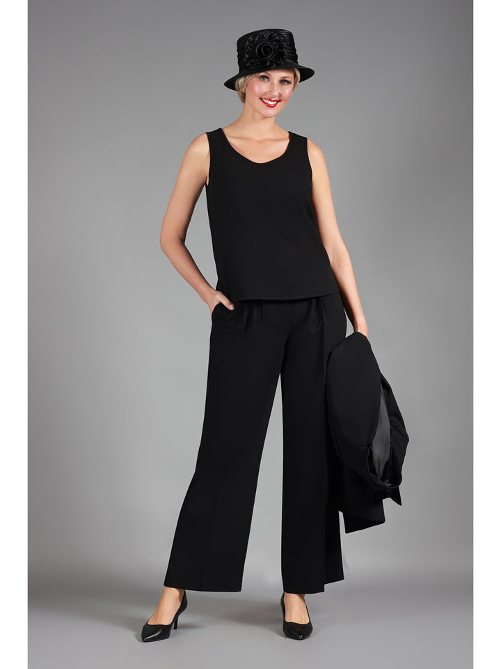3pc Long Jkt+Cami+Pants Suit-Plus