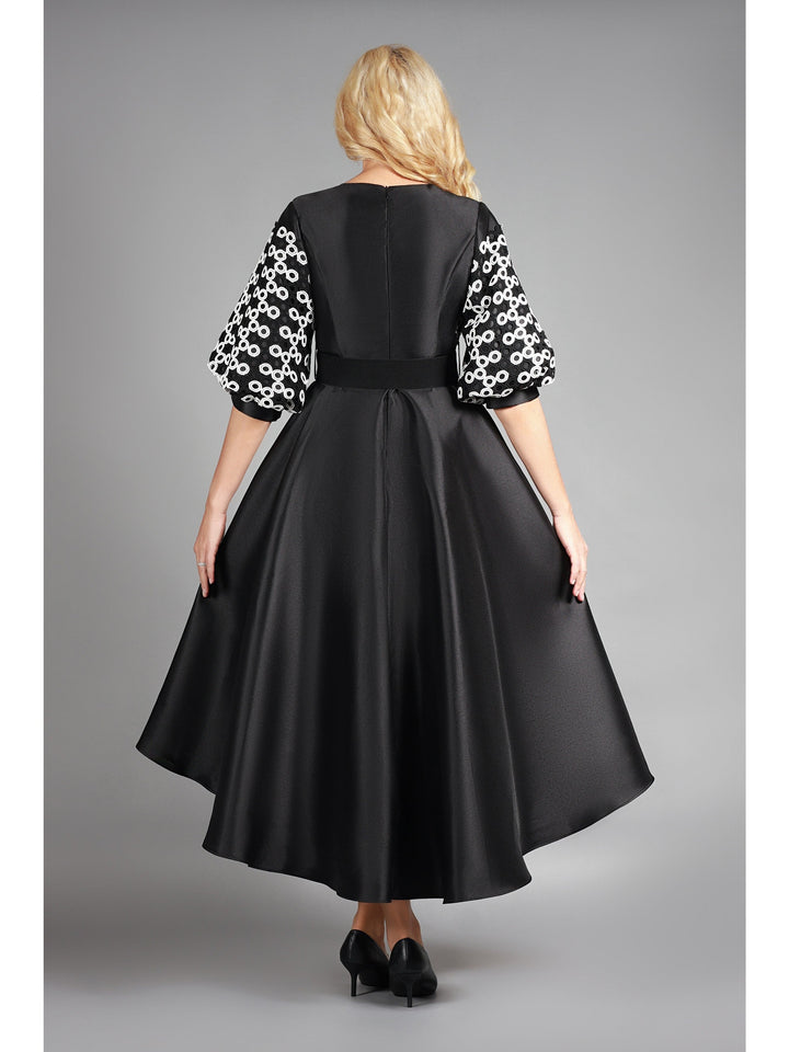 Two-tone Crochet in Circles A-line Drs-Plus