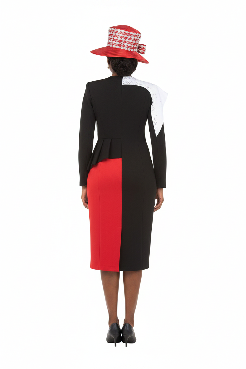 Back view - Afrocentric model