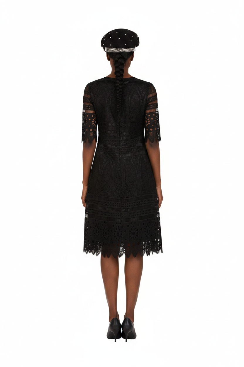 Black Dress Back