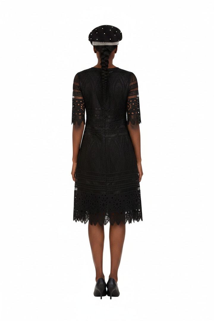 Black Dress Back