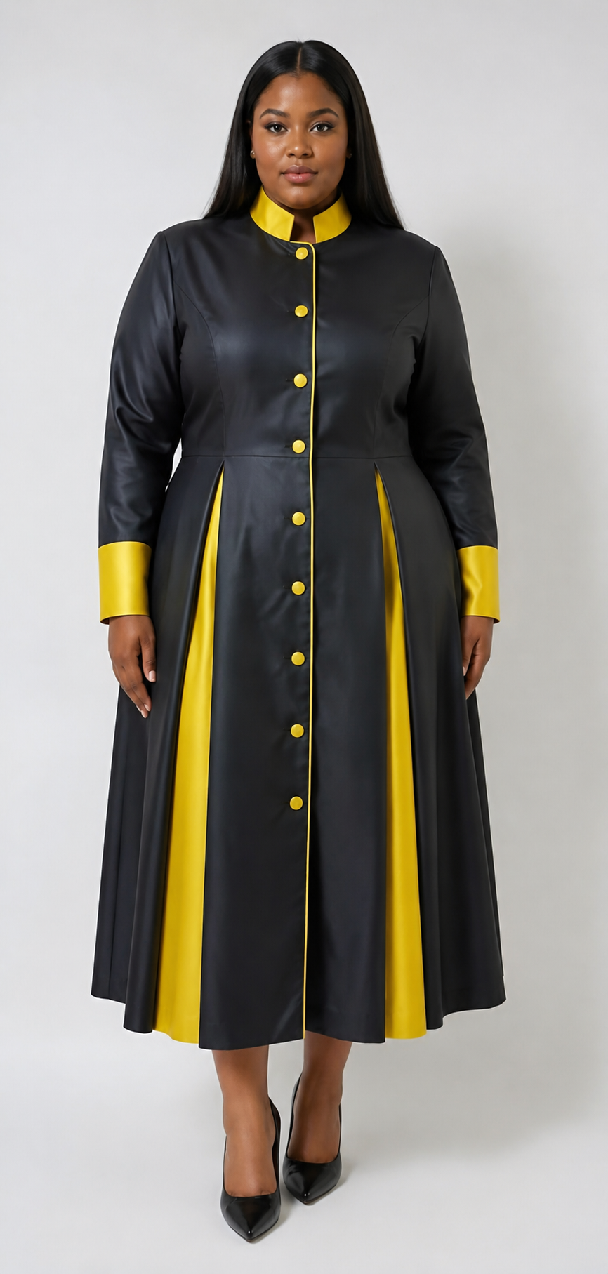 Plus Size Elegant Women's Minister Robe- 4544W