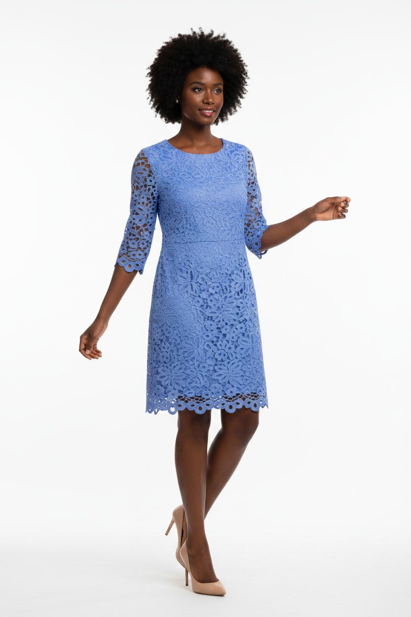Blue Dress Angle
