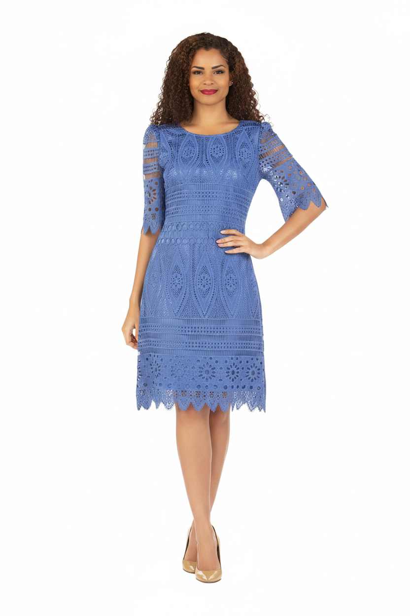 Blue Dress Front
