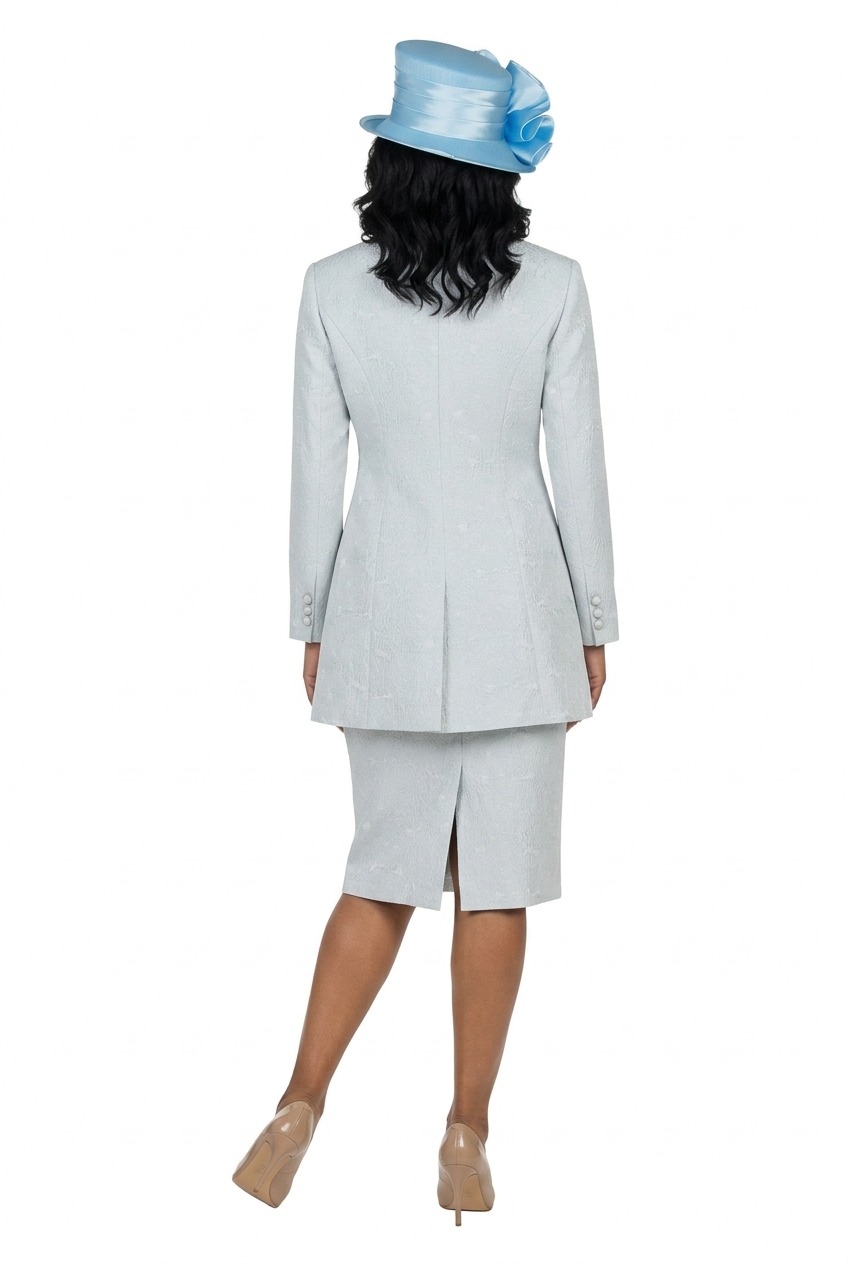 3pc Brocade Weekender-Jkt, Skirt, Pants - Plus