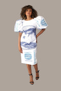 Scuba Midi Dress - 8785