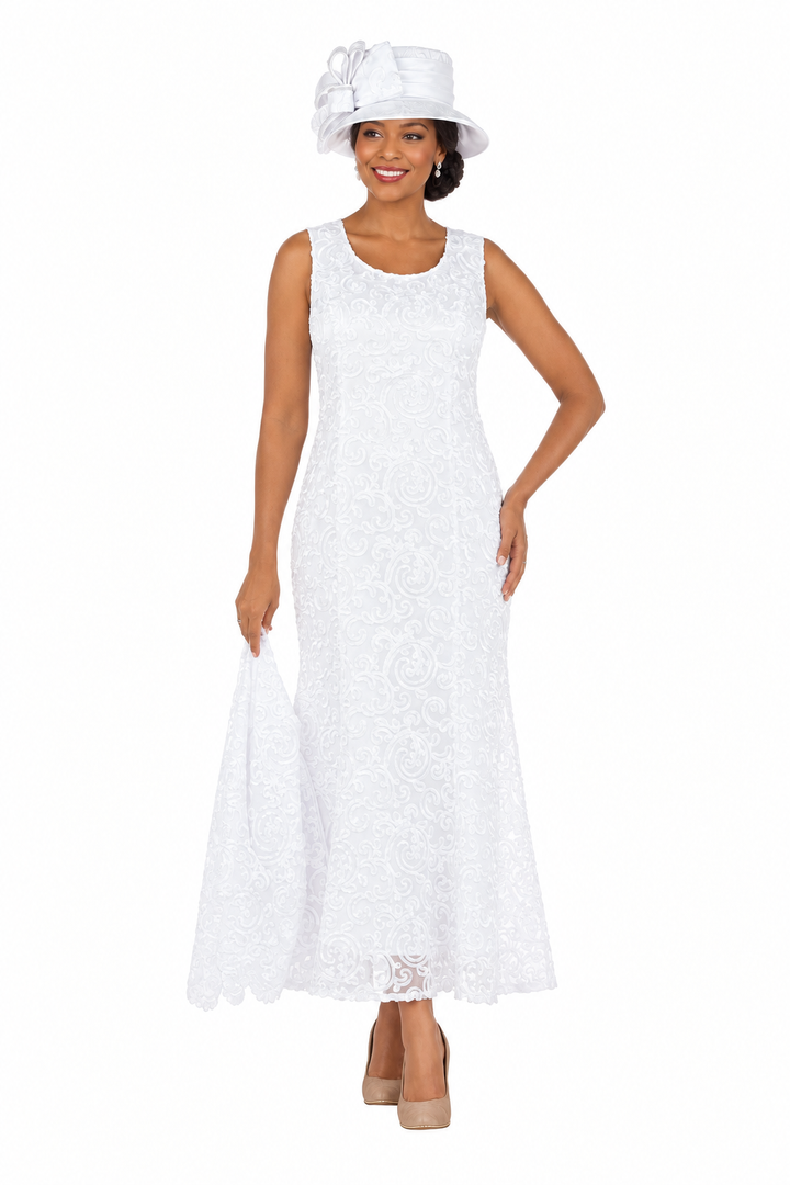 2pc Lux Lace Bolero Jkt Dress-Plus