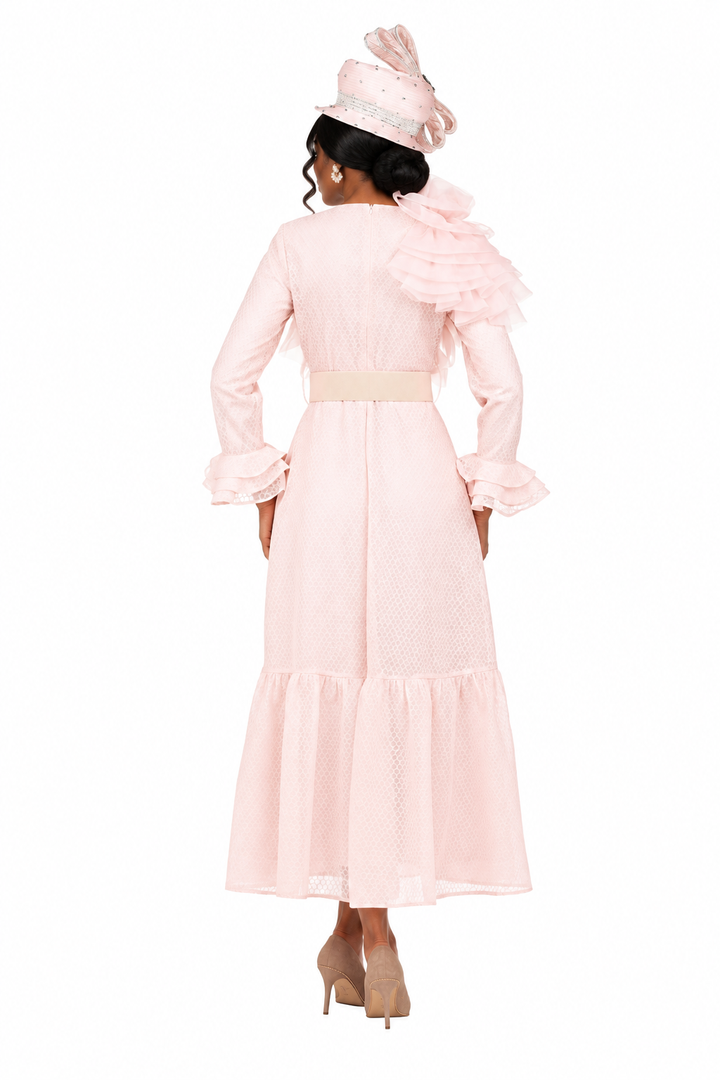 Honeycomb Mesh LS A-line Drs w/ Ovsz Org Flwr-Plus