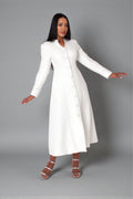 Elegant Plus Size Tweed Robe - 41032W