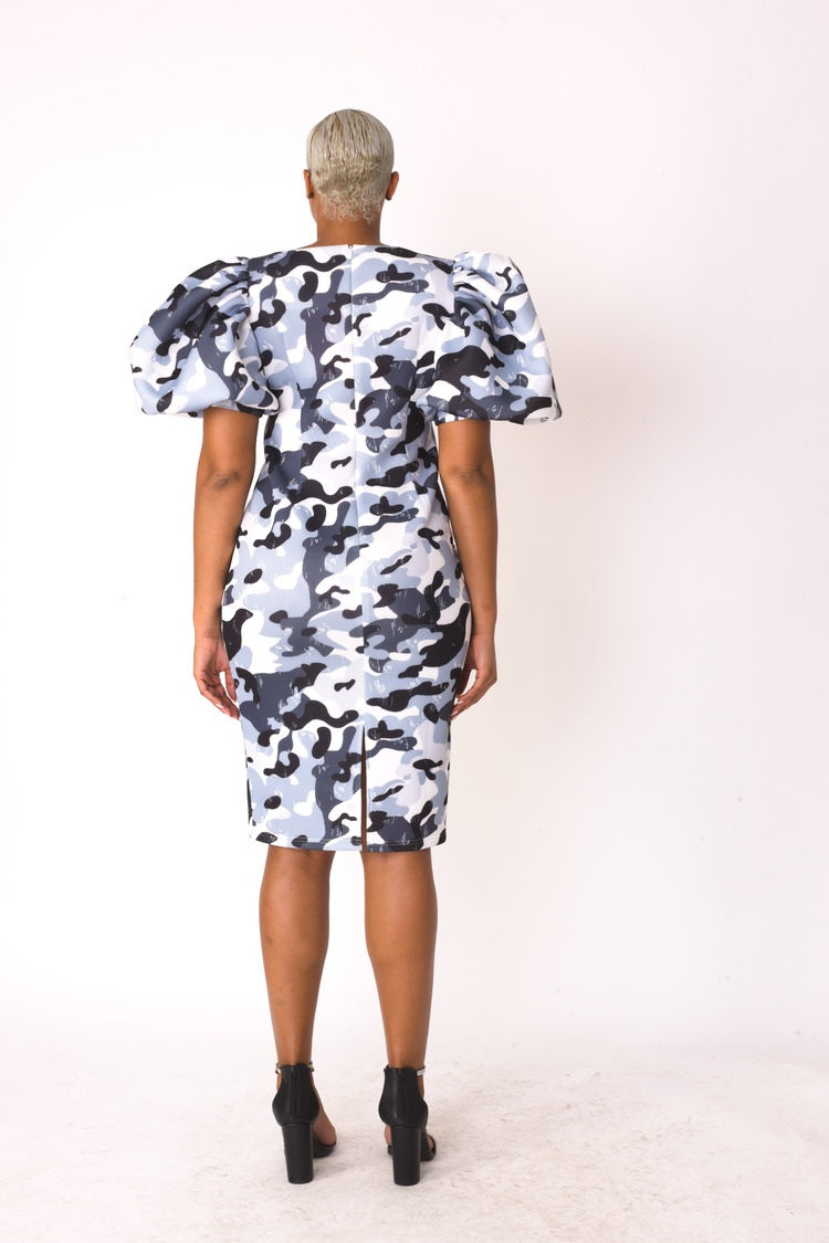 Scuba Midi Dress - 8785