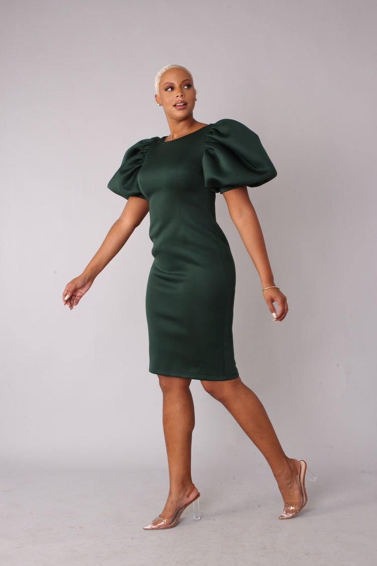 Scuba Midi Dress - 8785