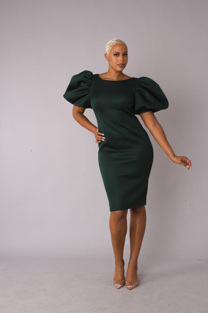Scuba Midi Dress - 8785
