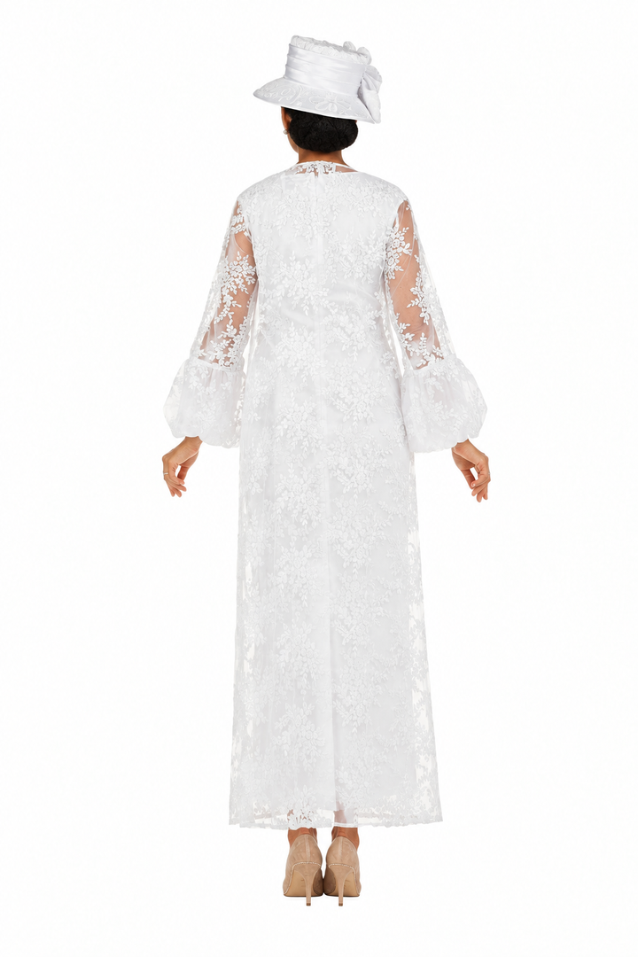 2pc Lux Lace Drs + Long Jkt - Plus