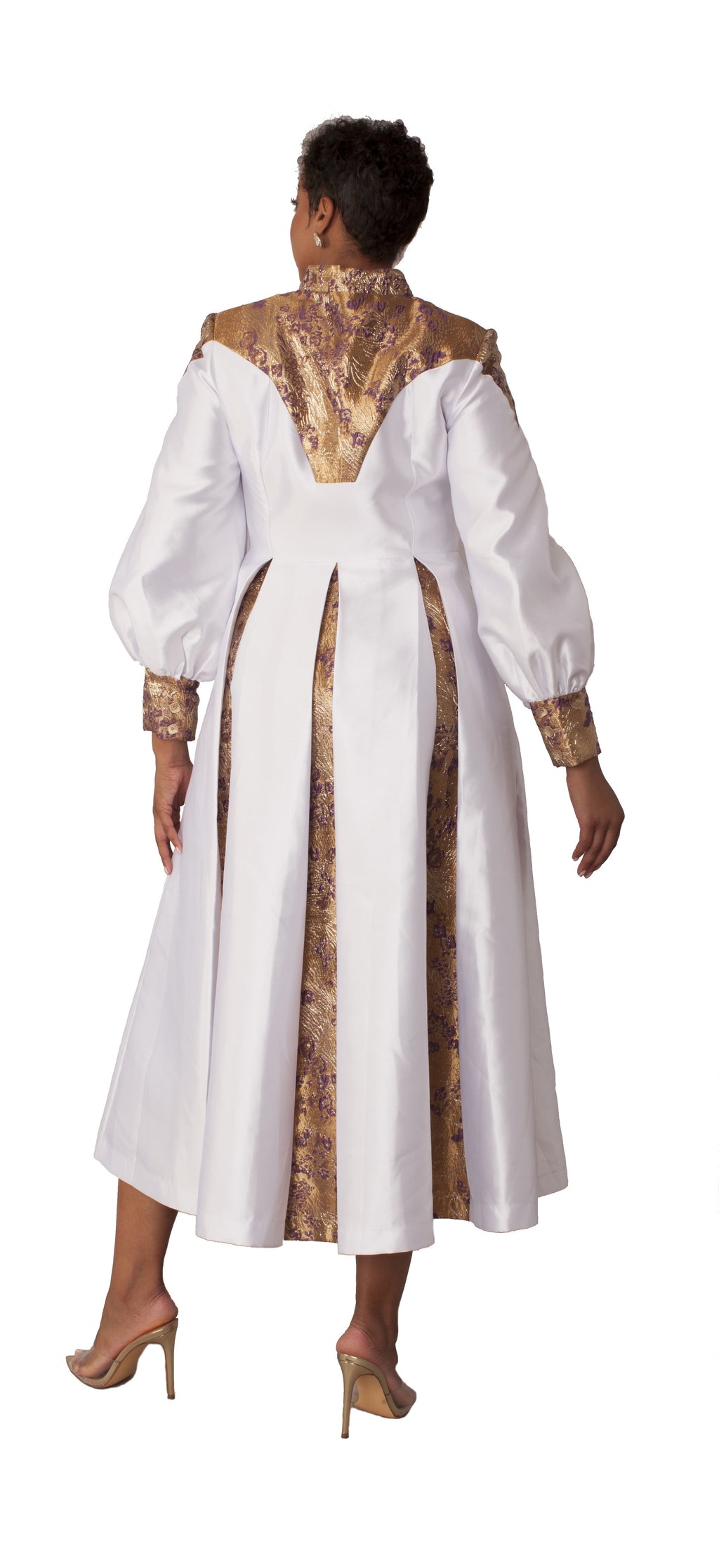 Plus Size Clergy Robe with Bishop Sleeves – 4851W