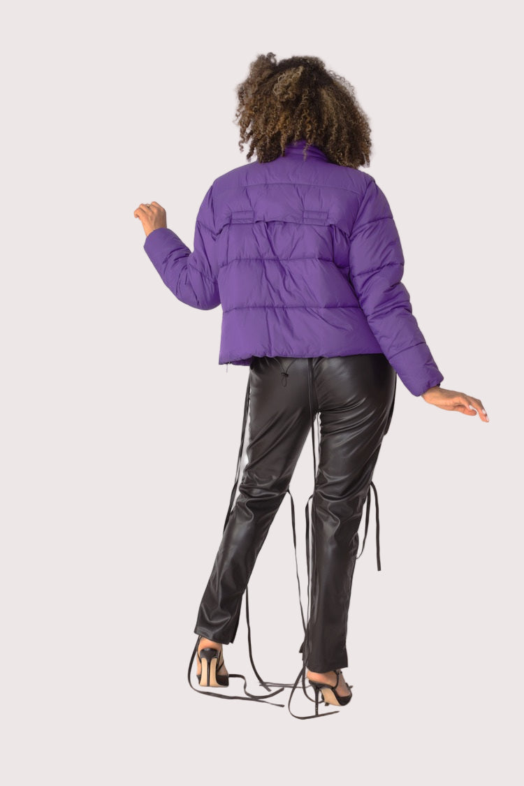 Plush Puffer Jacket - 81876