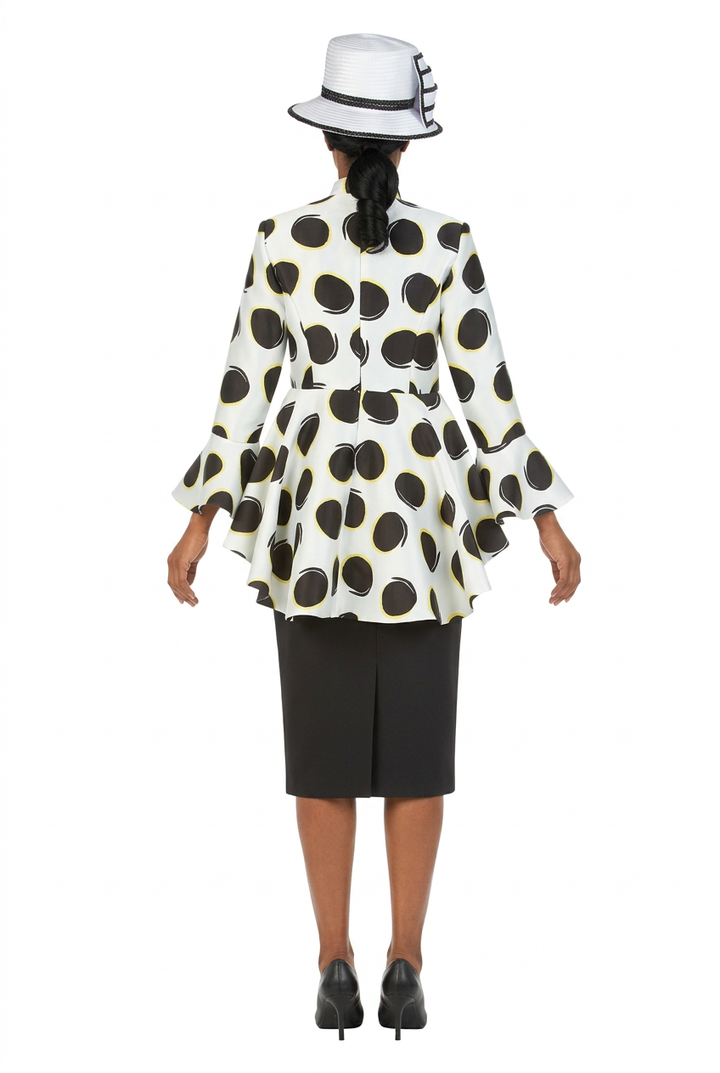 2pc Polka Dot Top & Skirt Set
