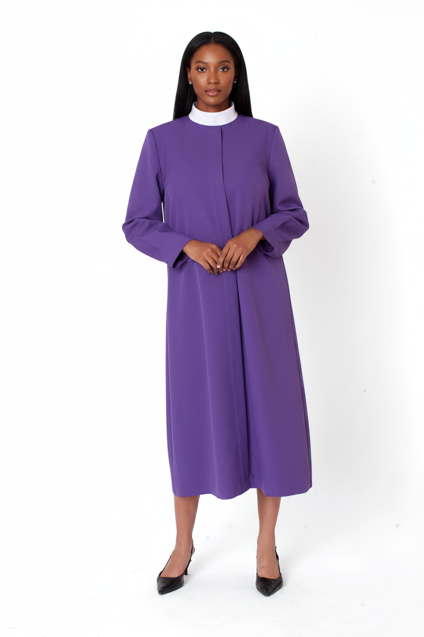 Purple Clergy Robe Side