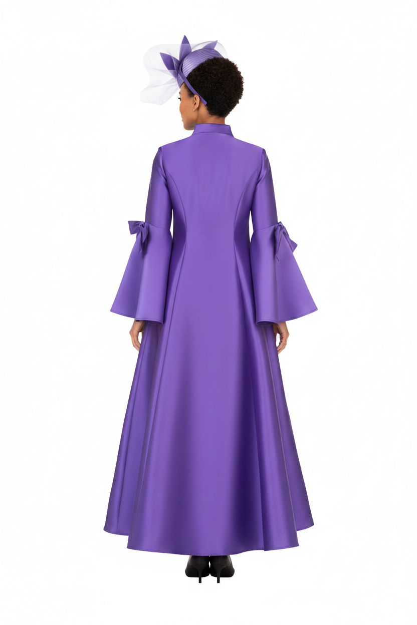 1pc Silky Twill Button Down Robe