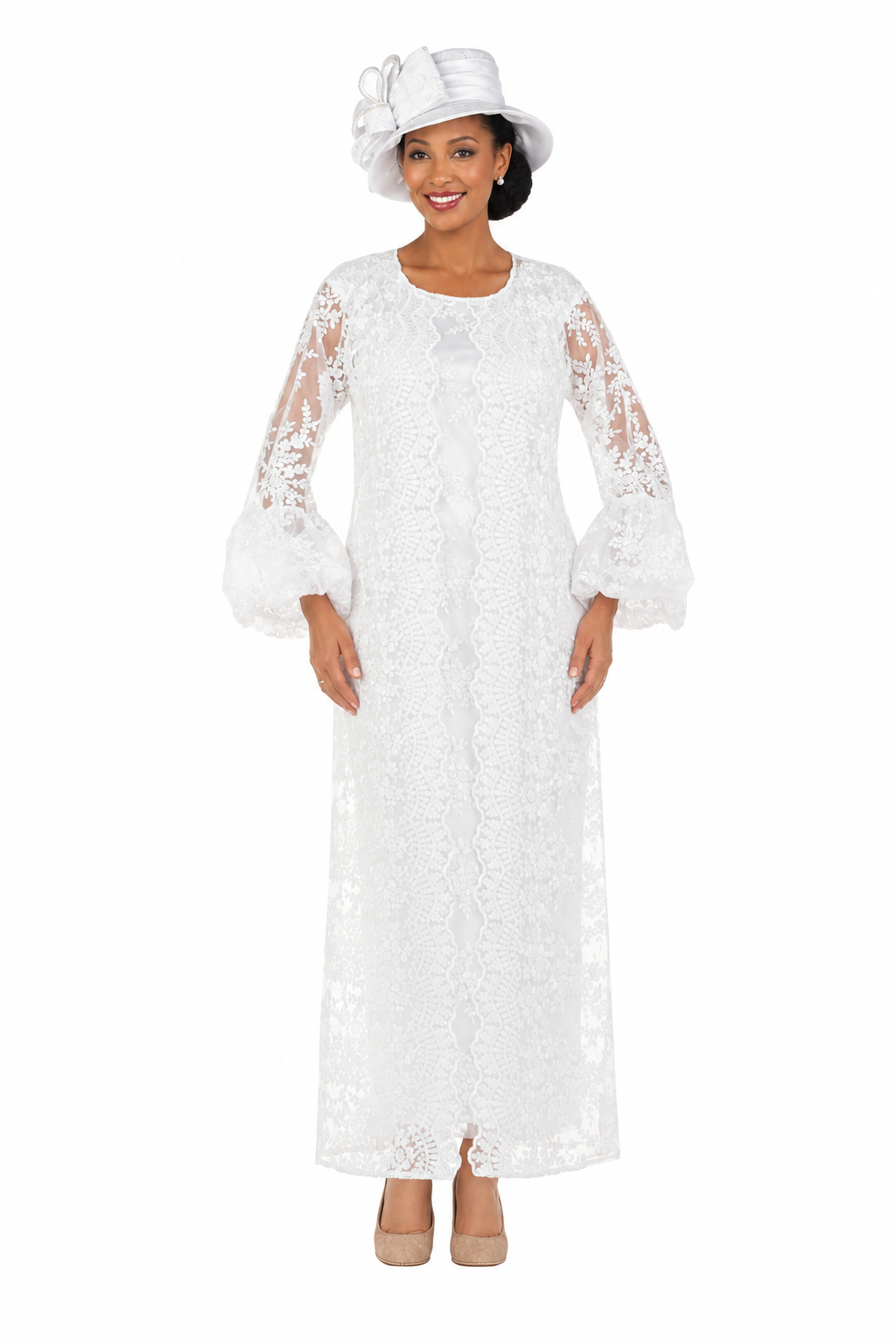 2pc Lux Lace Drs + Long Jkt