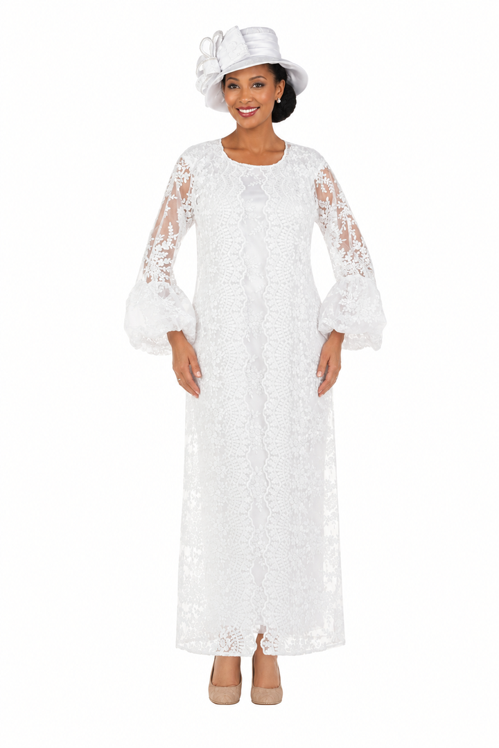 2pc Lux Lace Drs + Long Jkt