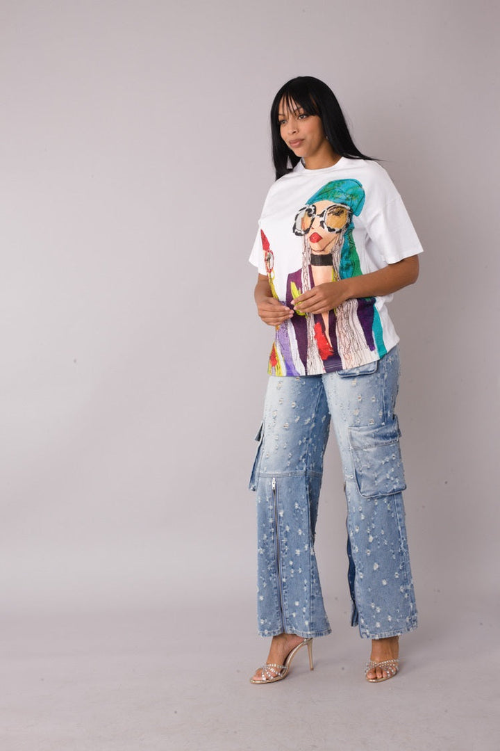 Street Style Fashion Graphic Tee 82343 – Bold Graphic T-Shirt