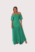 Sunset Dream Off-Shoulder Maxi Dress - 82315