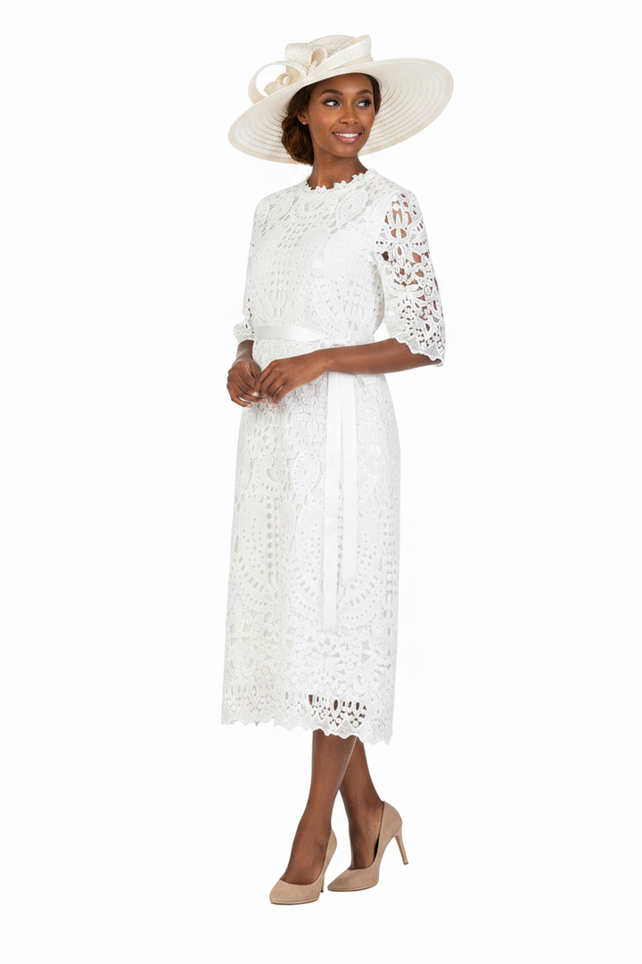 Heirloom Elegance Lace Midi Dress
