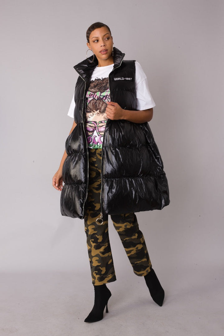 Tiered Puffer Vest - 81585