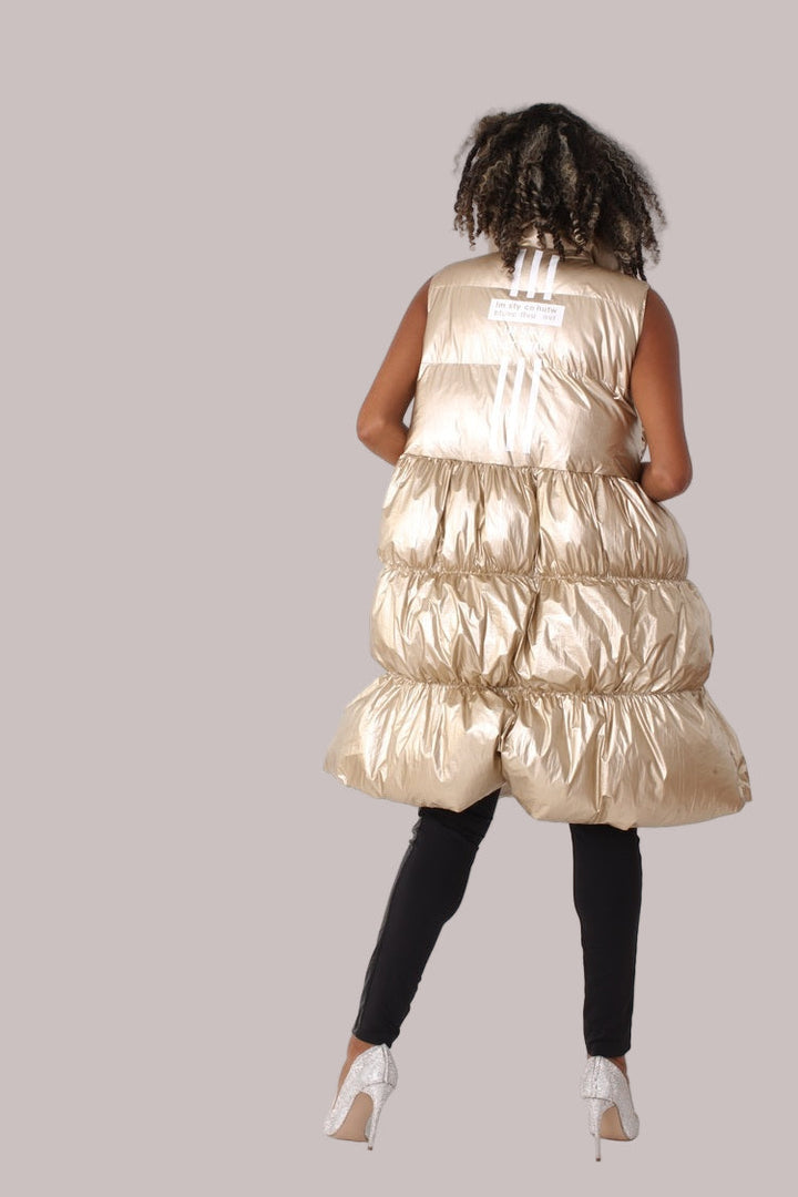 Tiered Puffer Vest - 81585