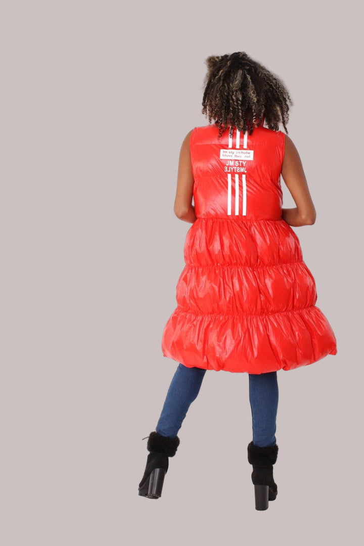 Tiered Puffer Vest - 81585