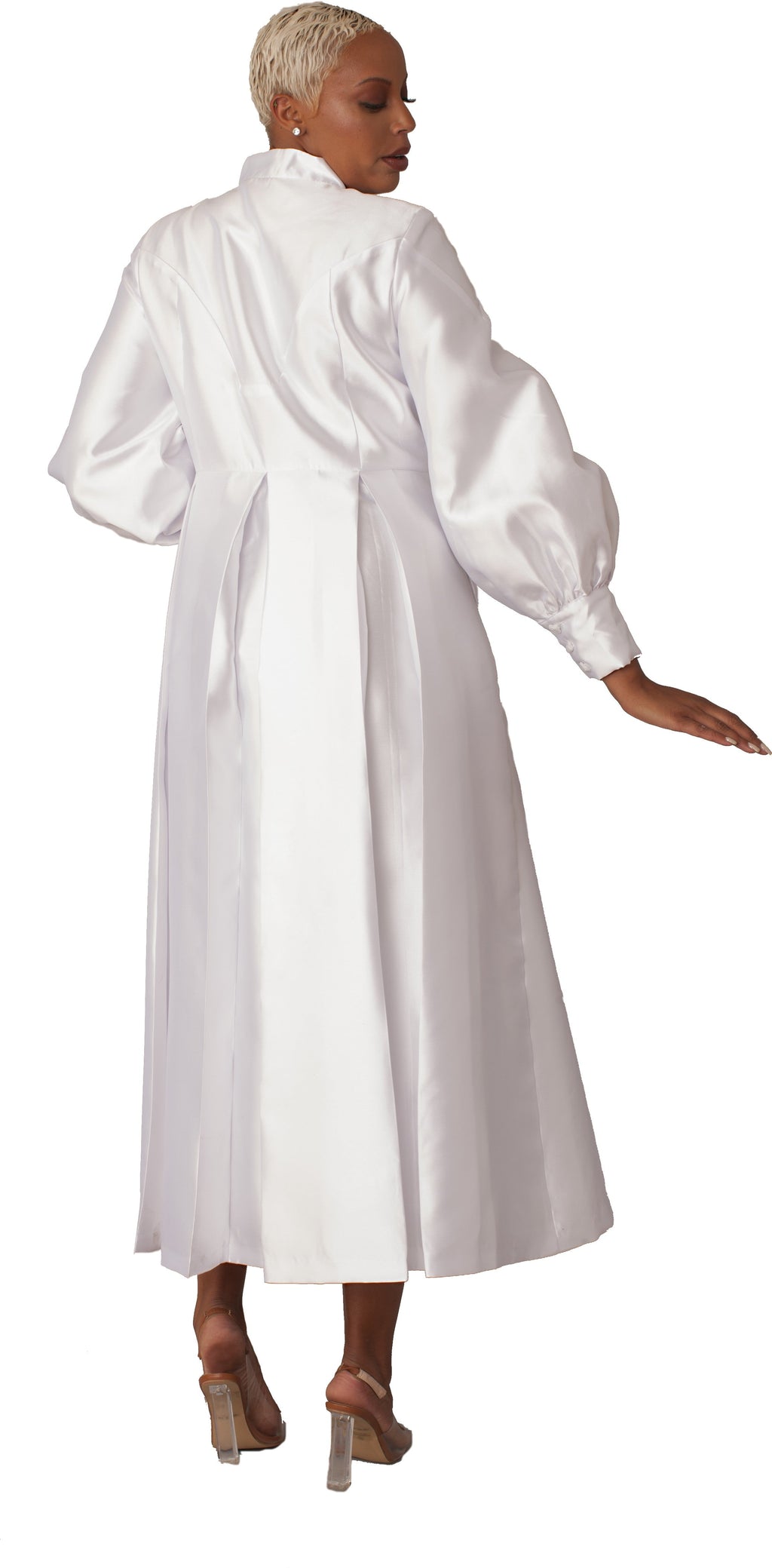 Two-Toned Woven Cassock Robe- 4802