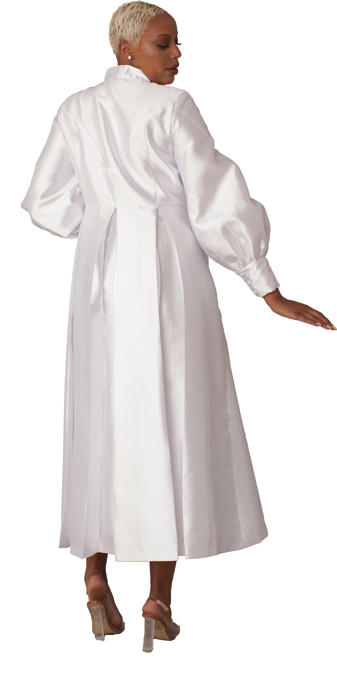 Two-Toned Woven Cassock Robe- 4802