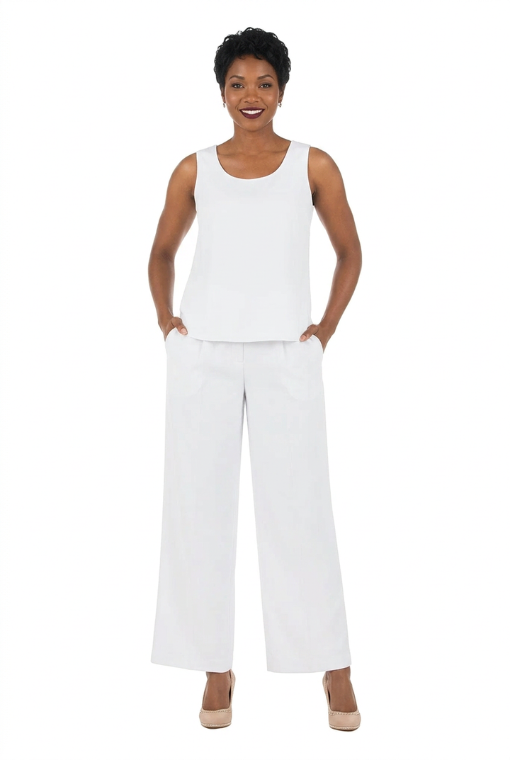 4pc Suit Set - Jkt, Cami, Skirt, Pants-Plus