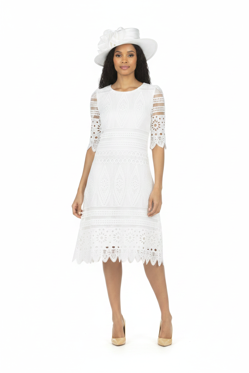 White Dress Back