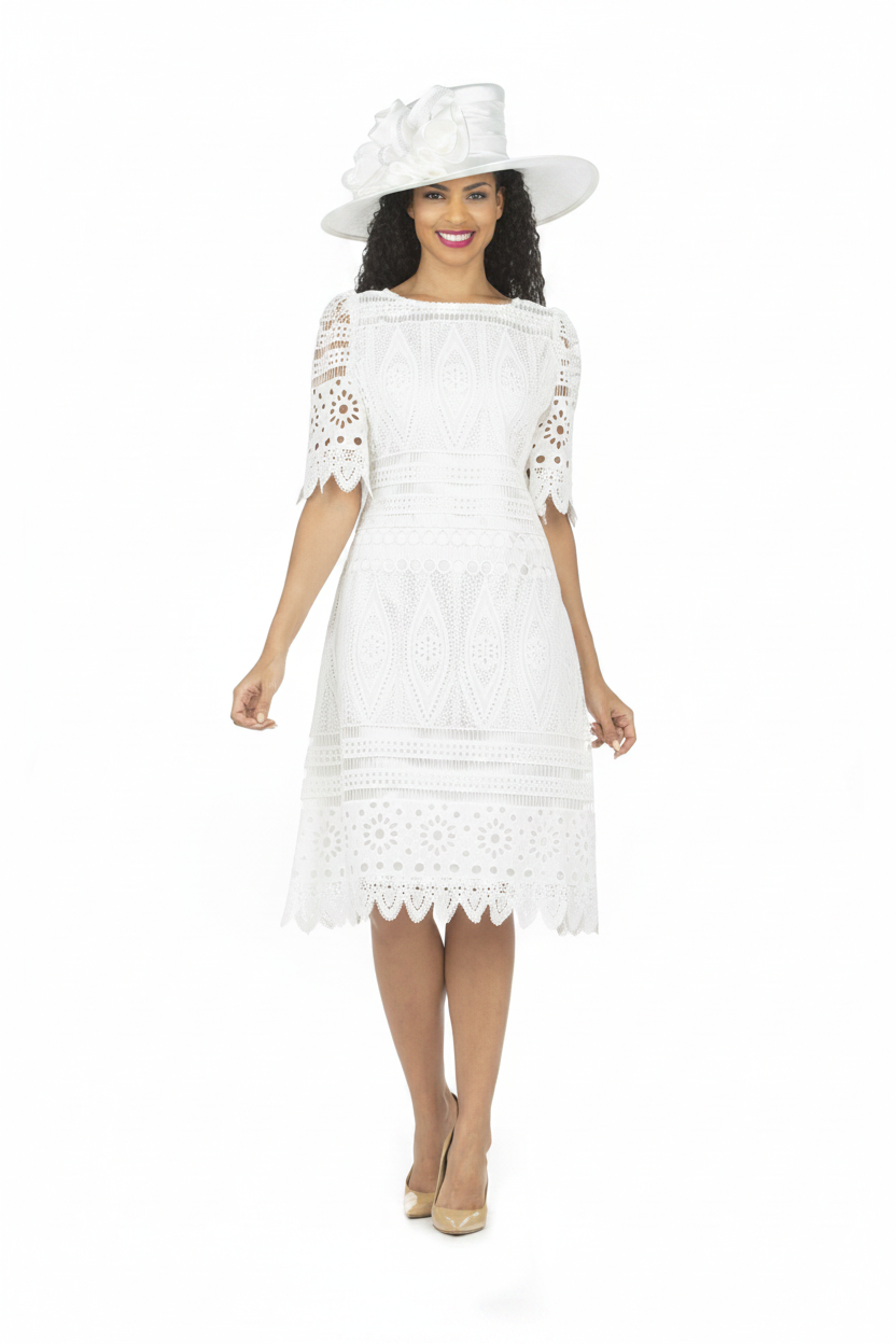 White Dress Front