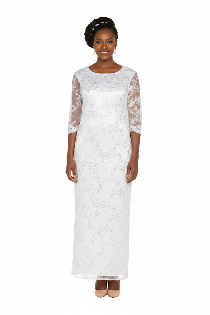 White Front Dress