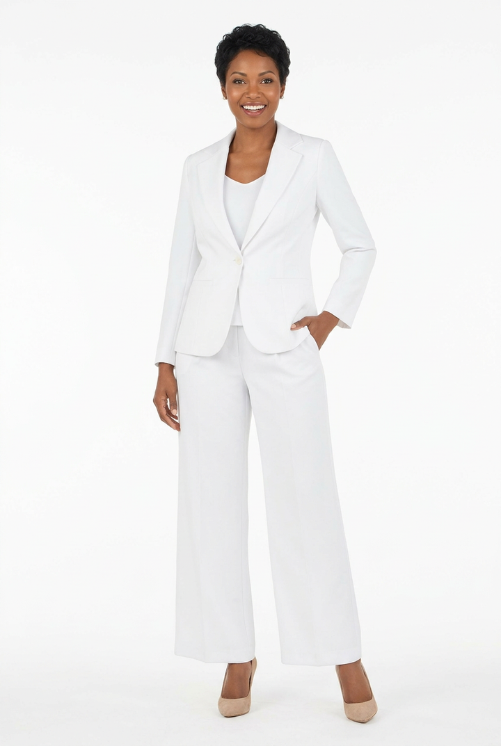 4pc Suit Set - Jkt, Cami, Skirt, Pants-Plus
