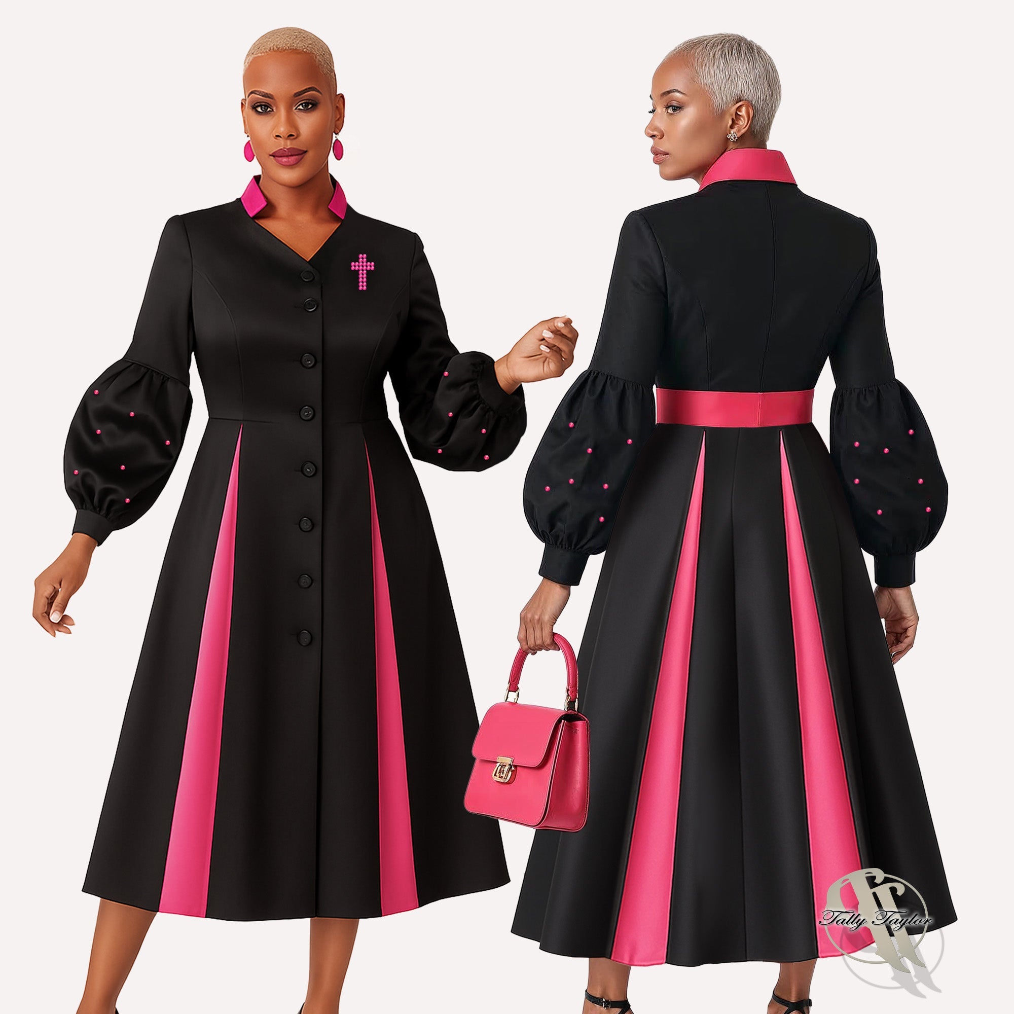 Women’s Modern Cassock Robe -4730