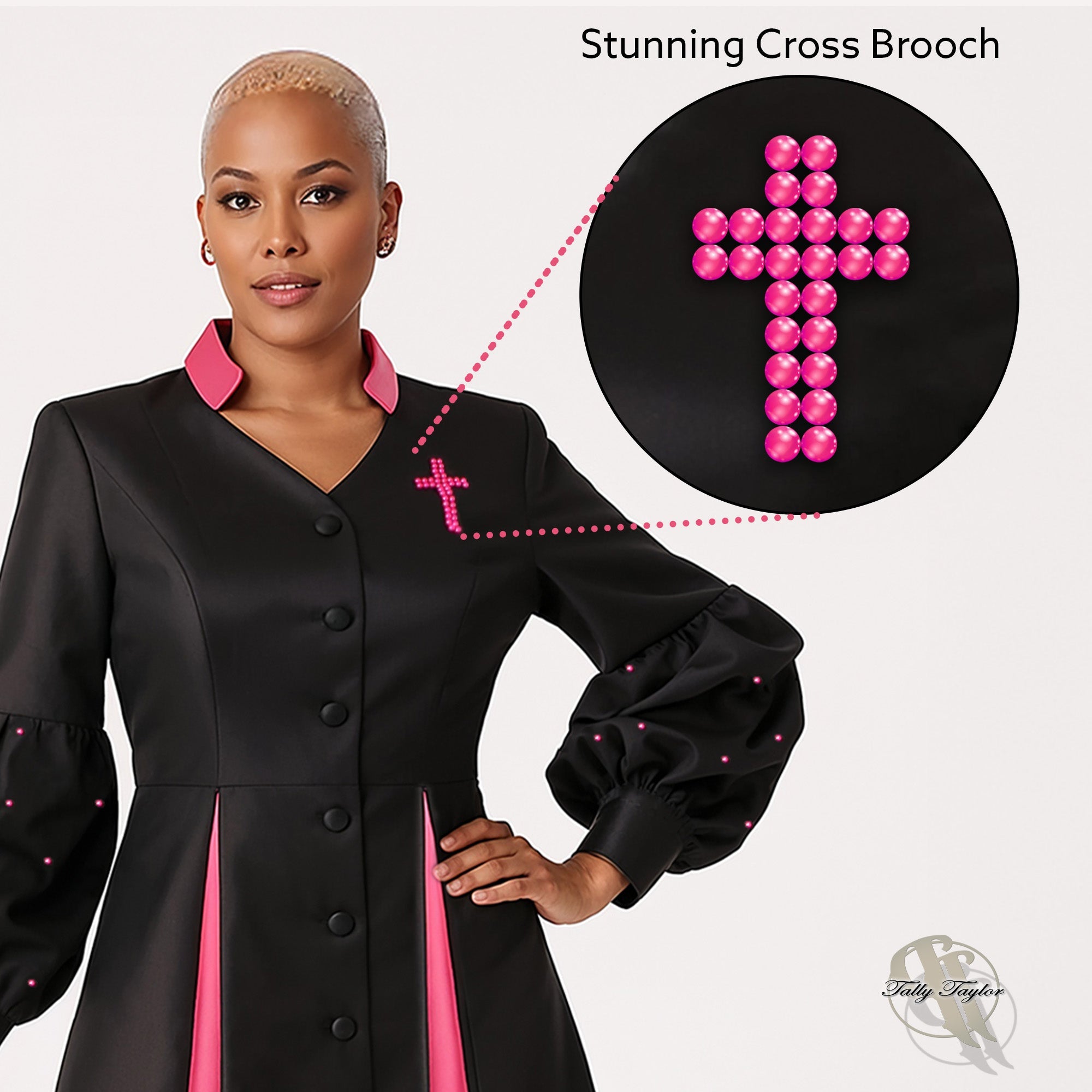 Women’s Modern Cassock Robe -4730