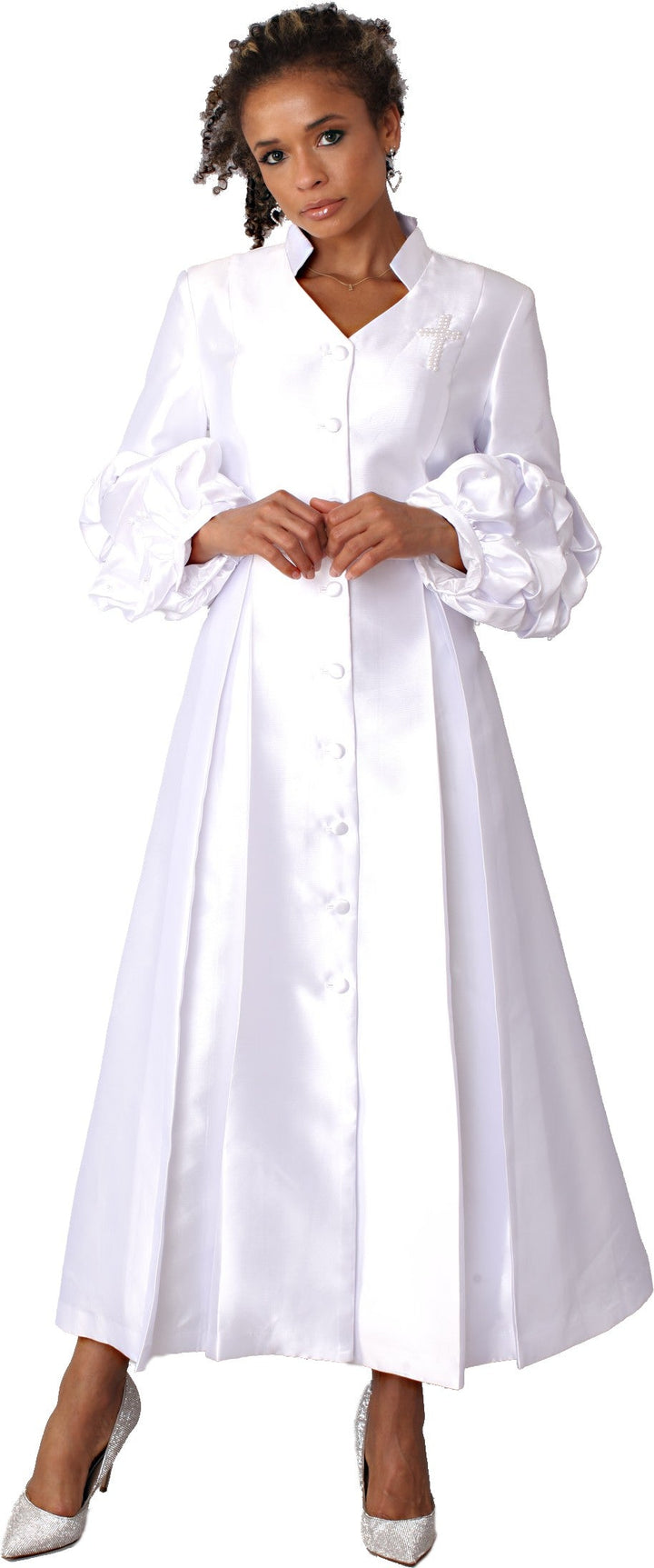Women’s Plus Size Modern Cassock Robe -4730W