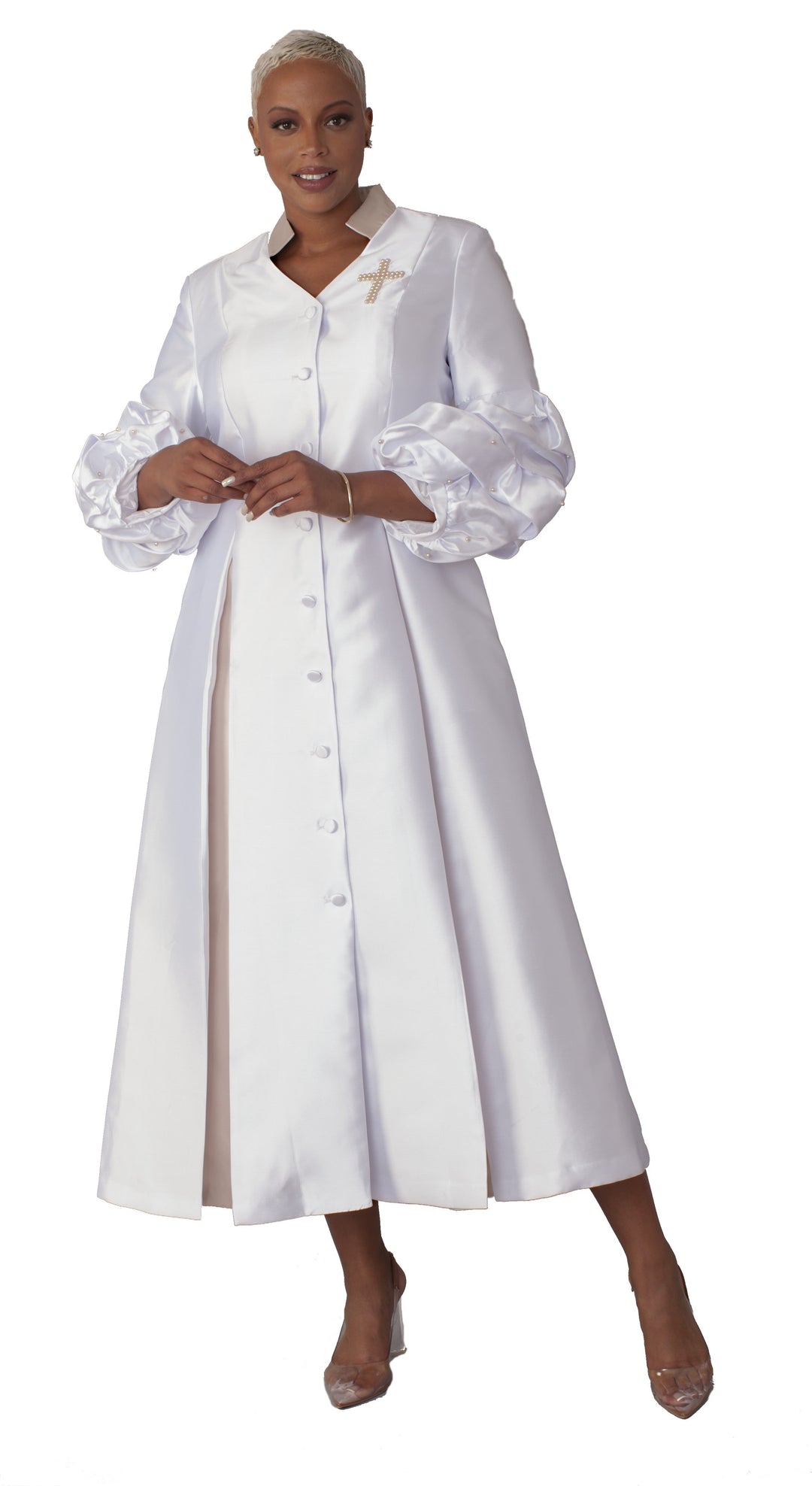 Women’s Plus Size Modern Cassock Robe -4730W